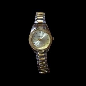 Lindenwold Quartz Watch – Two-Tone Gold & Silver Expansion Band Vintage‎ Style